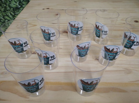 Copos Decorados e Personalizados P Entrega