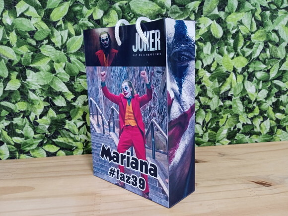 Coringa Sacola Personalizada Pronta Entrega