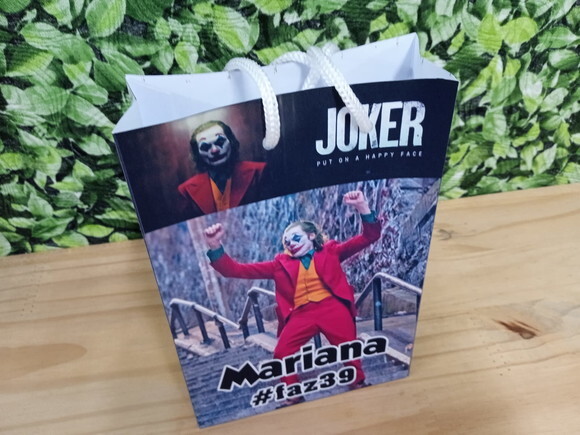 Coringa Sacola Personalizada Pronta Entrega