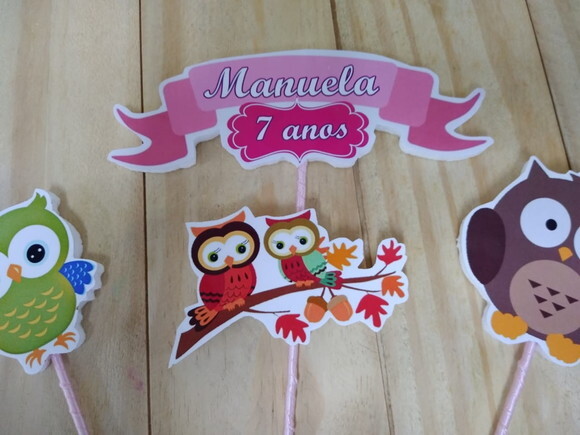 Corujinhas Topo de Bolo
