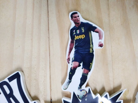 Cristiano Ronaldo Topo de Bolo Personalizado P Entrega