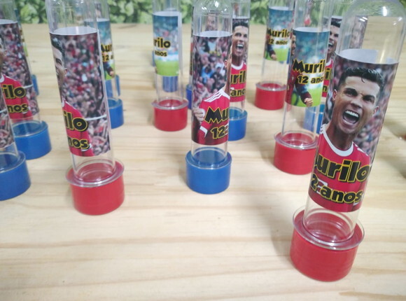 Cristiano Ronaldo Tubetes Personalizados