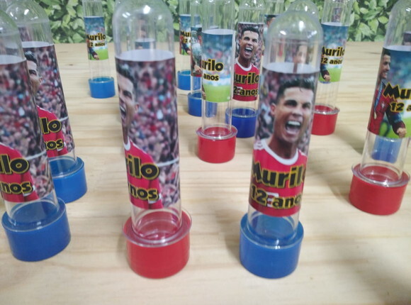 Cristiano Ronaldo Tubetes Personalizados