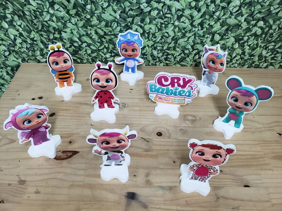 Cry Babies Kit Displays de Mesa 9 Peças Pronta Entrega