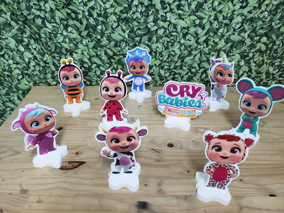 Cry Babies Kit Displays de Mesa 9 Peças Pronta Entrega