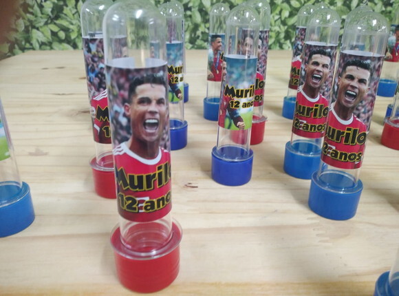 Cristiano Ronaldo Tubetes Personalizados