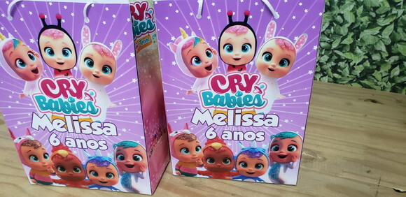 Cry Babies Sacola Personalizada Pronta Entrega