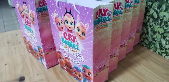 Cry Babies Sacola Personalizada Pronta Entrega