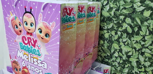 Cry Babies Sacola Personalizada Pronta Entrega
