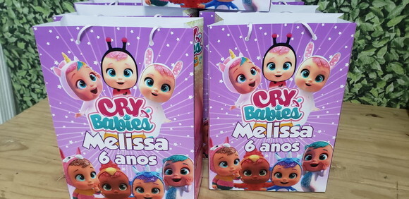 Cry Babies Sacola Personalizada Pronta Entrega