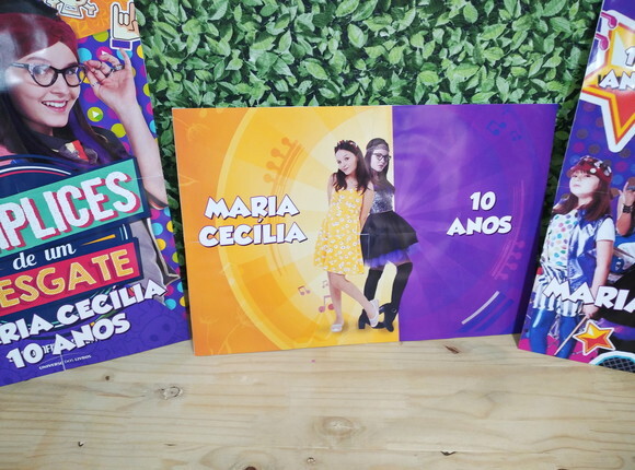 Cúmplices de Um Resgate Kit de Parede 3 Peças Personalizado