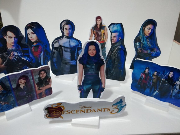 Descendentes Kit de Mesa 10 Peças Pronta Entrega
