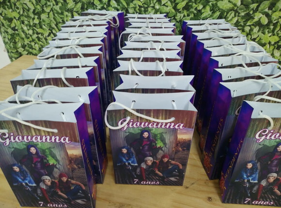 Descendentes Sacola Personalizada Pronta Entrega
