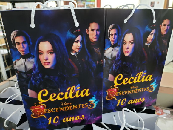 Descendentes Sacola Personalizada Pronta Entrega