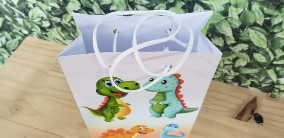 Dino Baby Sacola Personalizada Pronta Entrega