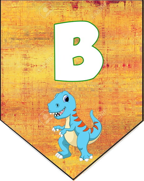 Dinossauros Baby Varal Personalizado Parabens Mais Nome