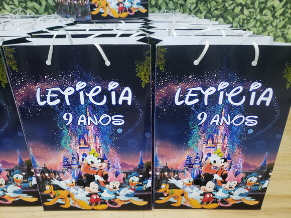 Disney Sacola Personalizada Pronta Entrega