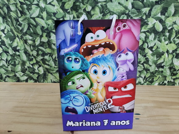 Divertidamente 2 Sacola Personalizada Pronta Entrega