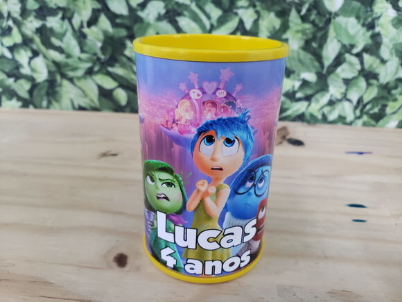 Divertidamente Cofrinho Personalizado Lembrancinha