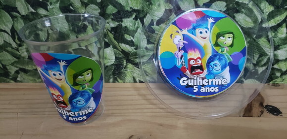 Divertidamente Descartáveis Personalizados Pronta Entrega