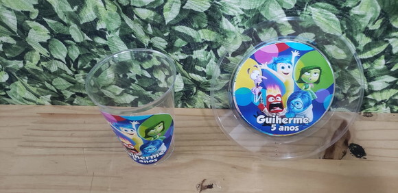 Divertidamente Descartáveis Personalizados Pronta Entrega