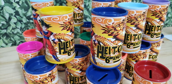 Dragon Ball Cofrinhos Personalizados Pronta Entrega