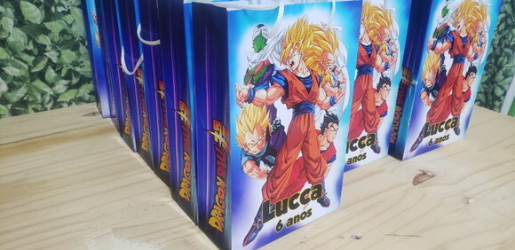Dragon Ball Sacola Personalizada Pronta Entrega