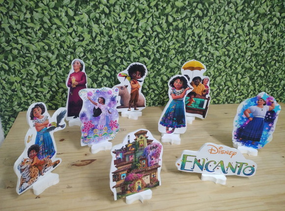 Encanto Displays de Mesa 9 Peças Pronta Entrega