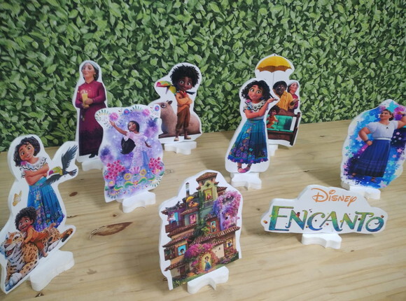 Encanto Displays de Mesa 9 Peças Pronta Entrega