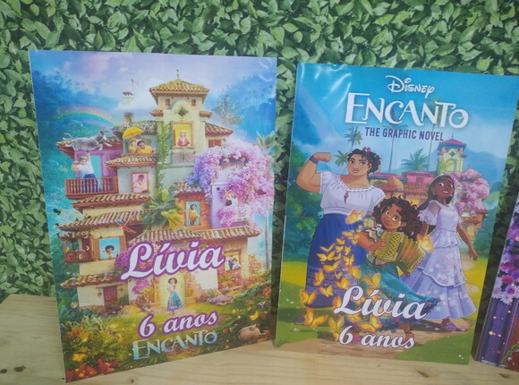 Encanto Disney Kit de Parede 3 Peças Personalizado