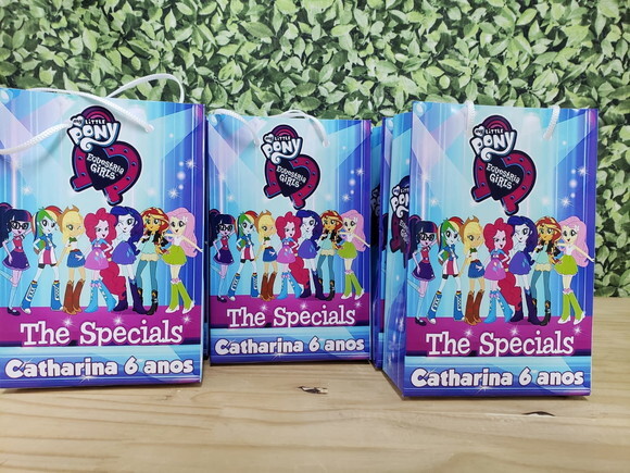 Equestria Girls Sacola Personalizada My Little Poney