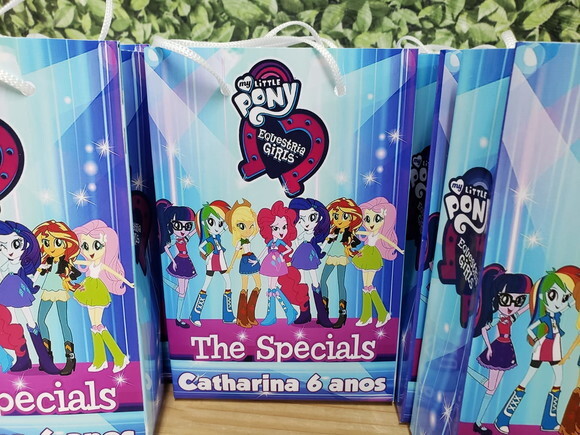 Equestria Girls Sacola Personalizada My Little Poney