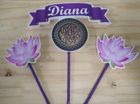 Esotérico Topo de Bolo Personalizado Pronta Entrega