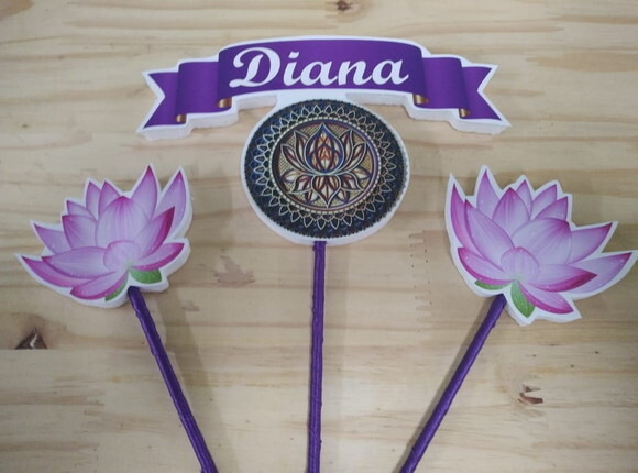 Esotérico Topo de Bolo Personalizado Pronta Entrega