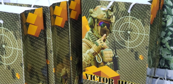 Exercito Sacola Personalizada Pronta Entrega Div Tamanhos