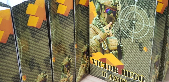 Exercito Sacola Personalizada Pronta Entrega Div Tamanhos