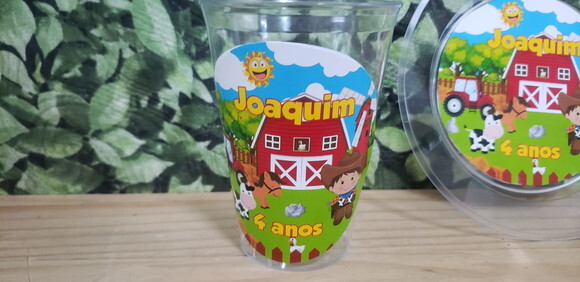 Fazendinha Descartáveis Personalizados Pronta Entrega