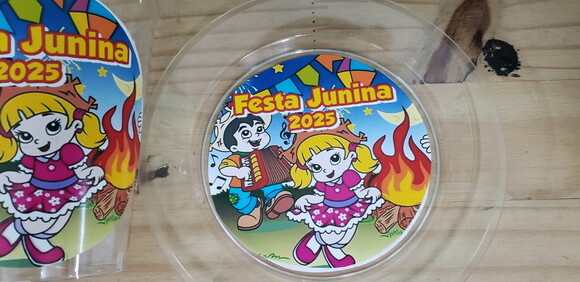 Festa Junina Descartáveis Personalizados Copo e Prato Sobrem