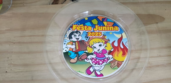 Festa Junina Descartáveis Personalizados Copo e Prato Sobrem