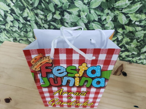 Festa Junina Sacola Personalizada Pronta Entrega