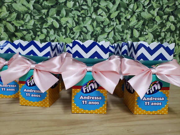 Fini Caixa Milk Personalizada e Decorada Pronta Entrega