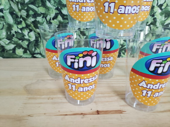 Fini Copos 300 ml Personalizados Pronta Entrega