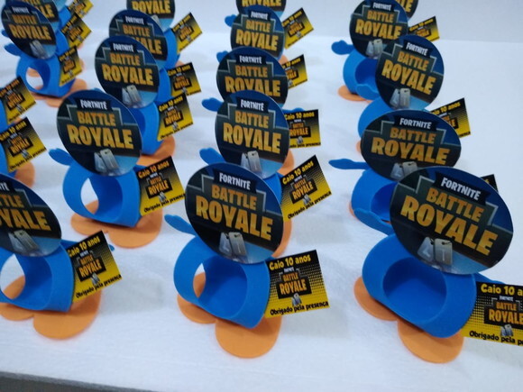 Fortinit Porta Bombom Personalizado 20 Unidades