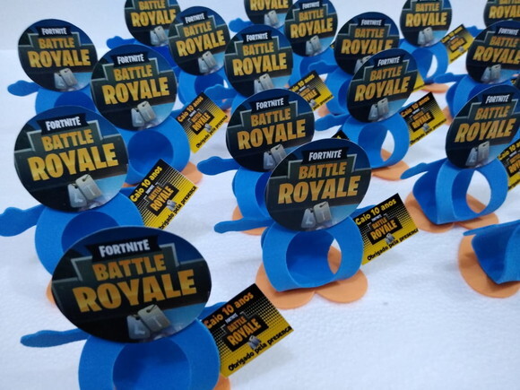 Fortinit Porta Bombom Personalizado 20 Unidades