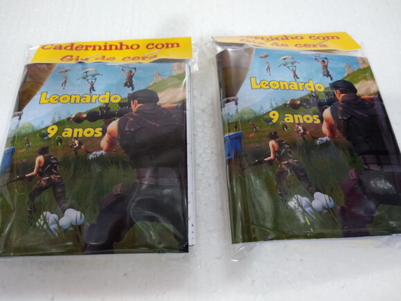 Fortnite Caderninho Colorir Personalizado Pronta Entrega