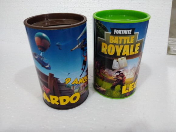 Fortnite Cofrinhos Personalizados Pronta Entrega