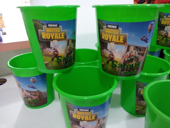Fortnite Lembrancinha Baldinho Fortnite Personalizado