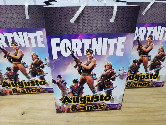 Fortnite Sacola Personalizada Pronta Entrega