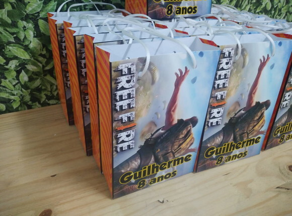 Free Fire Sacola Personalizada Pronta Entrega