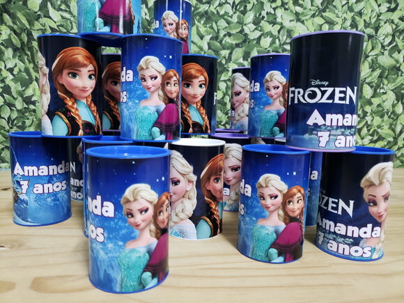 Frozen Cofrinhos Personalizados Pronta Entrega